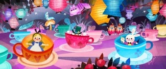'The Tea Cups' by Joey Chou for WonderGround Gallery