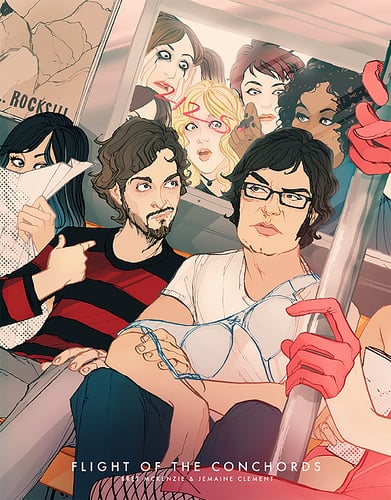 'Flight of the Conchords' by Annie Wu