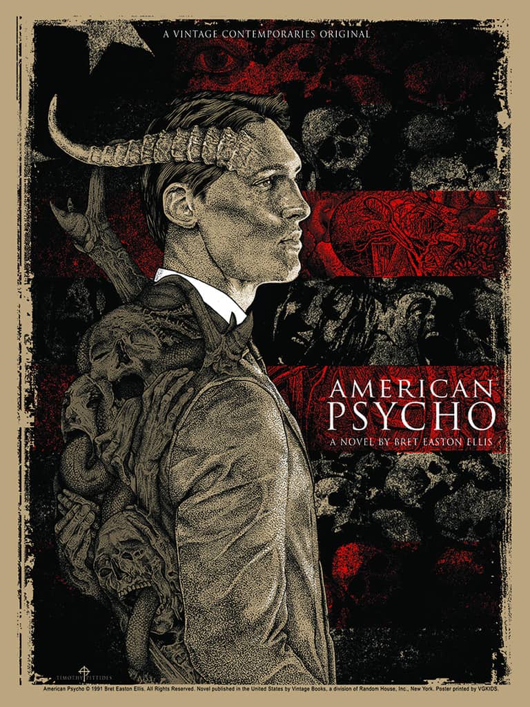 'American Psycho' by Timothy Pittides for Grey Matter Art
