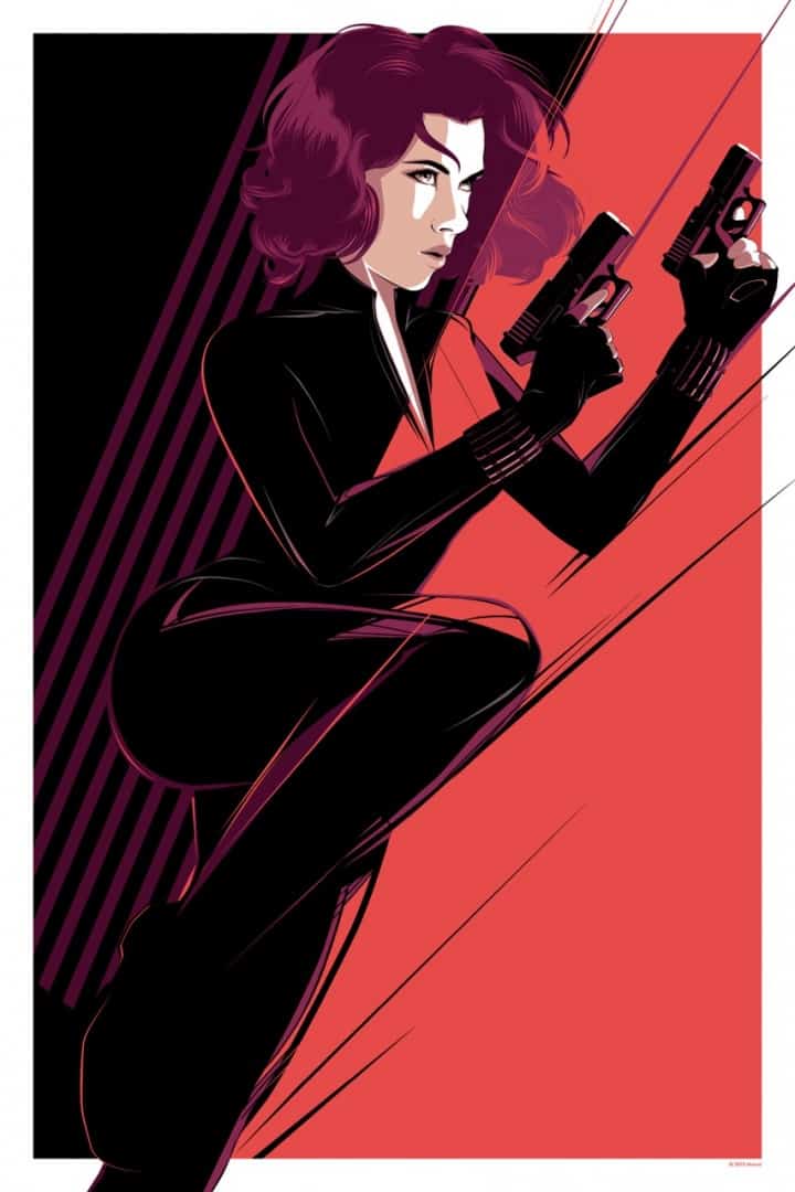 'Black Widow' by Craig Drake for Hero Complex Gallery's 'Avengers' show