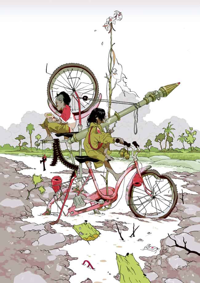 'Wind Riders' (Gallery Edition) by Tomer Hanuka