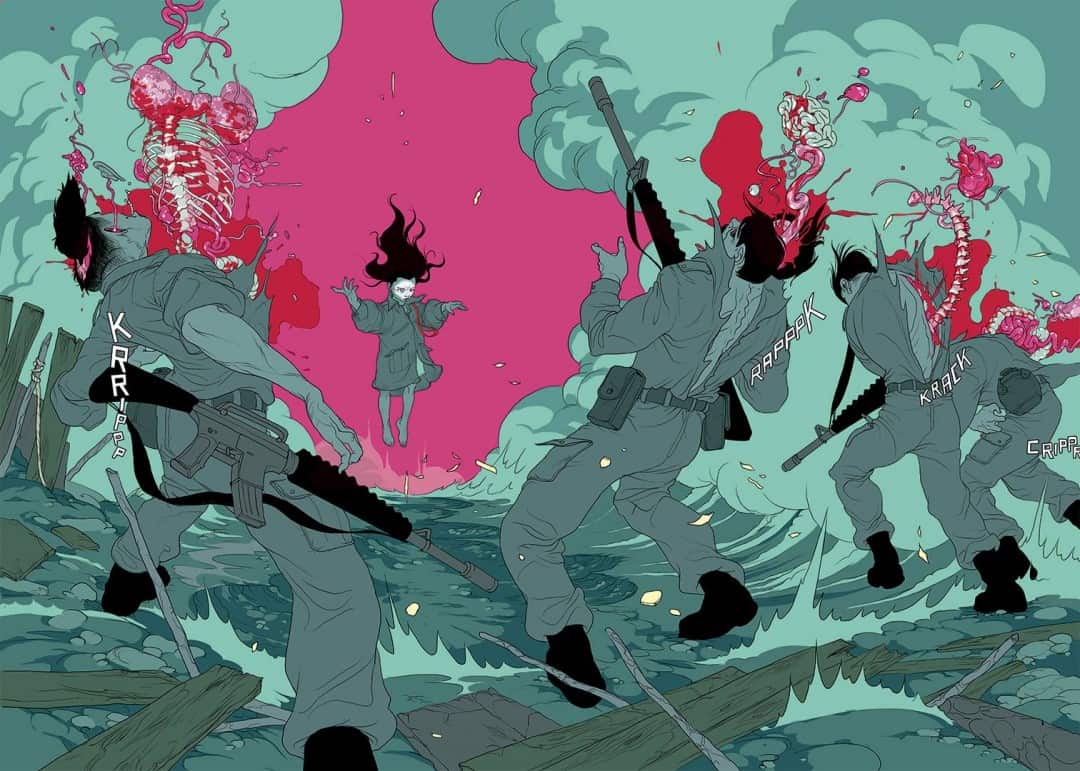 A page from 'The Divine' by Asaf Hanuka, Tomer Hanuka, and Boaz Lavie