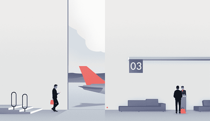 A series of illustration commissioned by Apex Magazine about the future of travel by Thomas Danthony