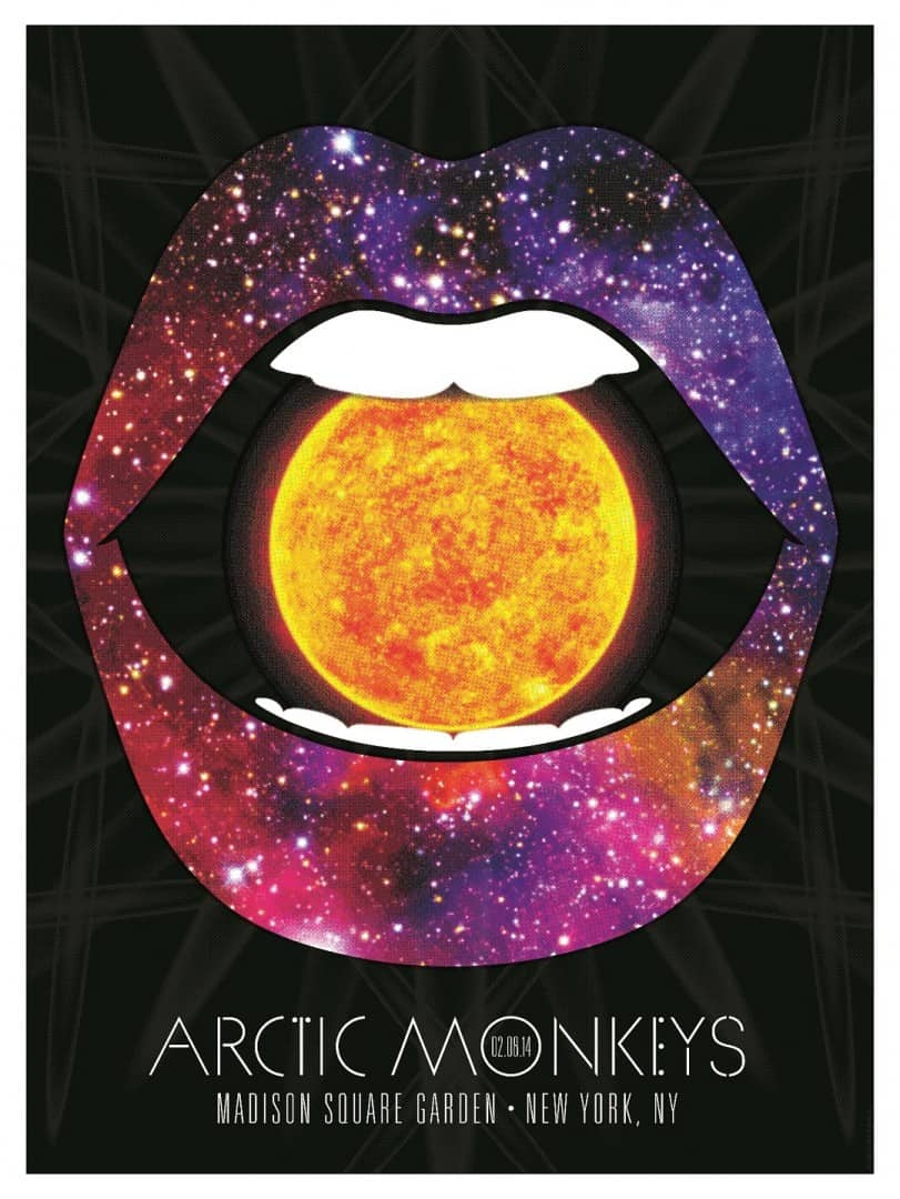 Arctic Monkeys gig poster by Todd Slater