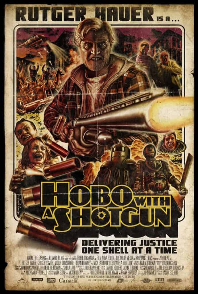 'Hobo with a Shotgun' by Tom Hodge | The Dude Designs