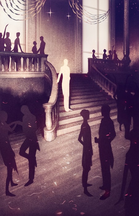 'The Great Gatsby interior illustration by Sam Wolfe Connelly | for Folio Society