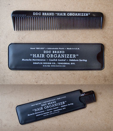Hair Organizer from Draplin Design Co.