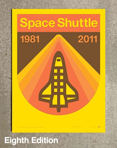 'Space Shuttle' by Aaron Draplin
