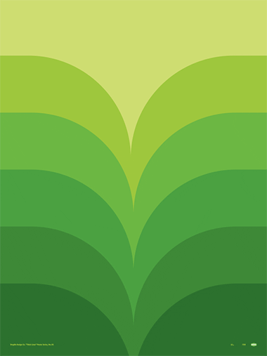 'Foliage' by Aaron Draplin from his 'Thick Lines' Series