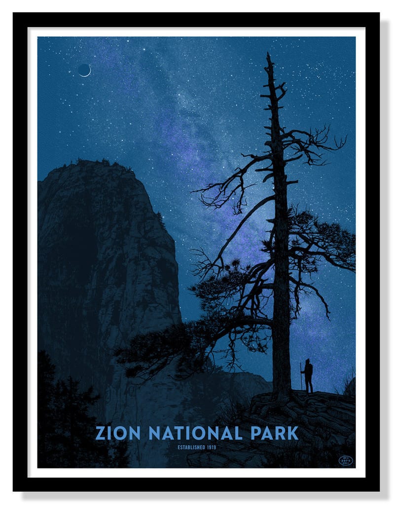 'Zion National Park' (24" x 32" Limited Edition of 125) by Dan McCarthy