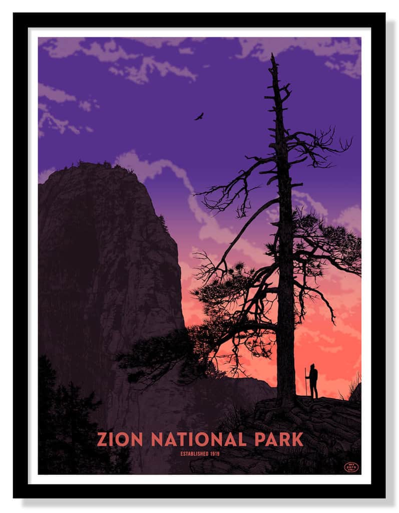 'Zion National Park' (Open Edition Version) by Dan McCarthy 
