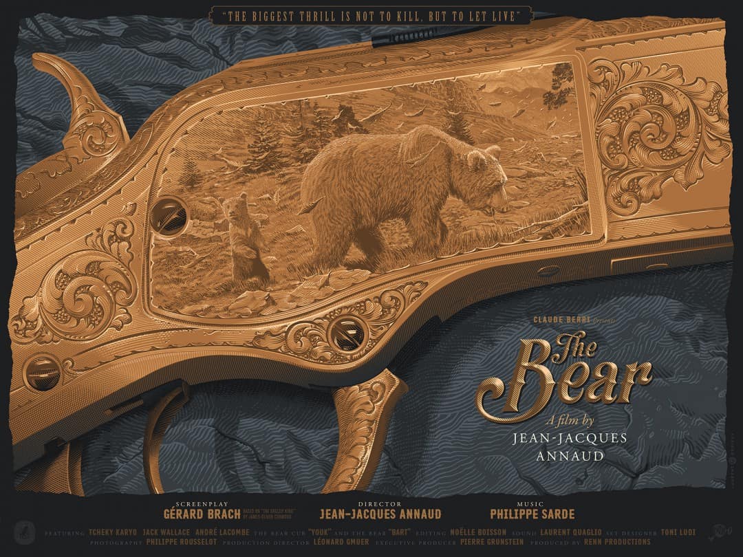'The Bear' by Laurent Durieux for Nautilus Art Prints
