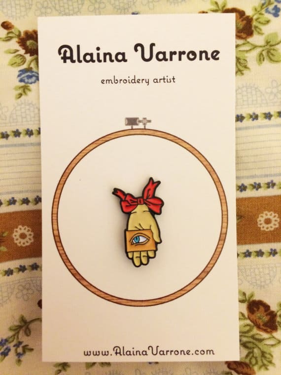 'The Robber Bride' soft enamel pin by Alaina Varrone