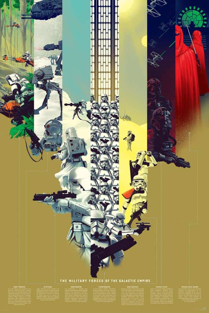 'The Military Forces of the Galactic Empire' (Variant) by Kevin Tong 