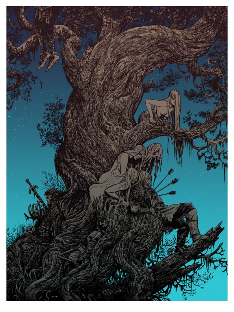 'None Outlive the Night When the Norns Have Spoken' by Becky Cloonan
