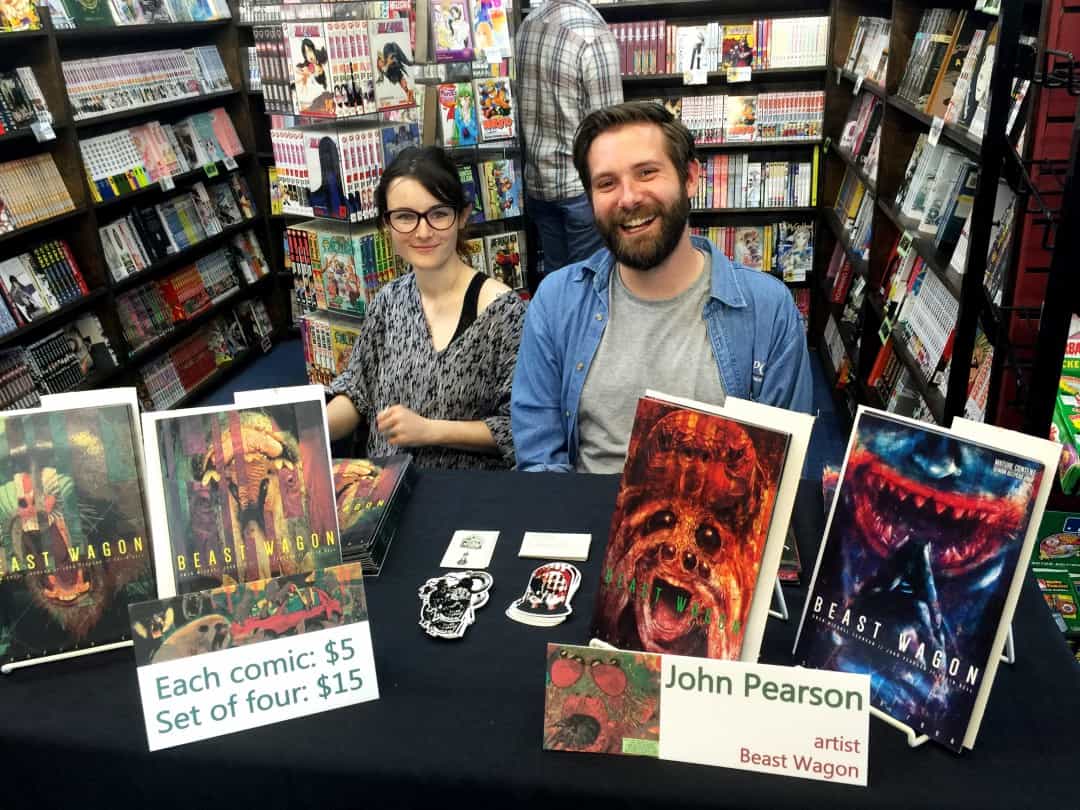 John Pearson signing at Austin Books & Comics