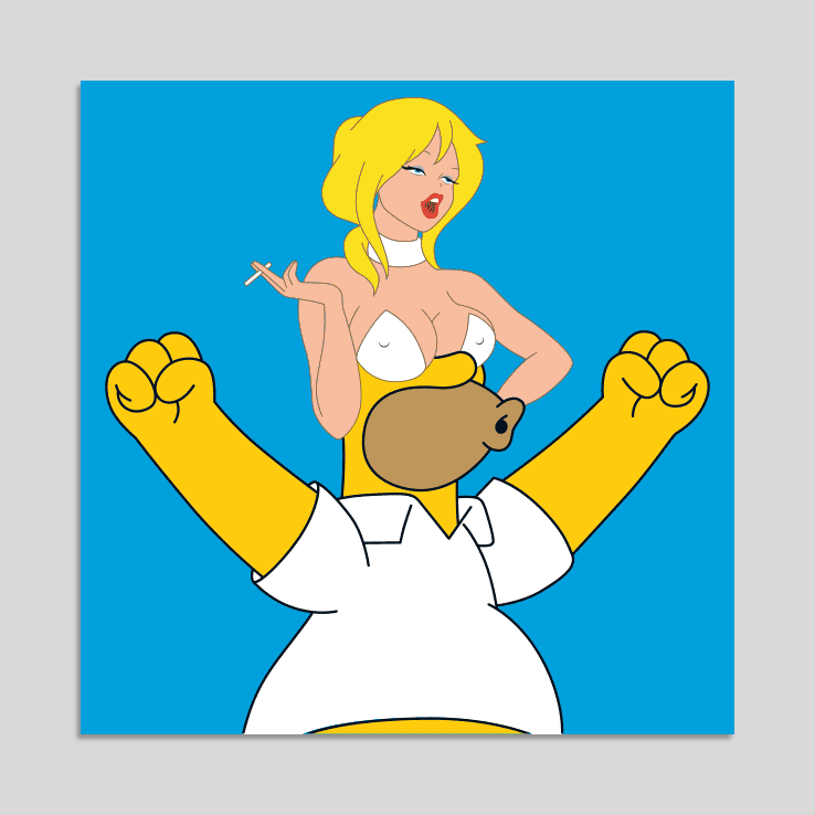 'Cool Homer' by Jeroen Huijbregts