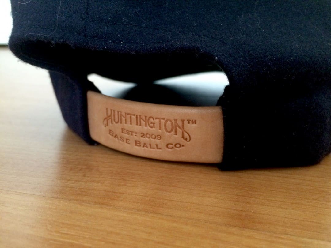 Huntington Base Ball Co. Ball Cap (Custom Leather Strap Detail)