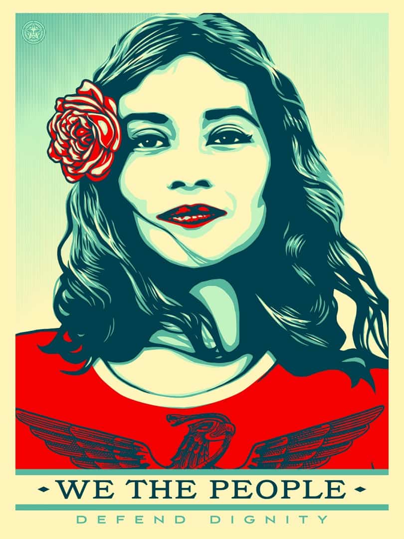 'We The People: Defend Dignity' by Shepard Fairey