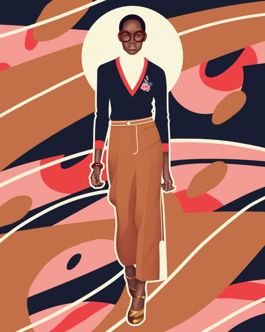 Illustrations based on Gucci's F/W16 Collection | personal illustrations by Jack Hughes