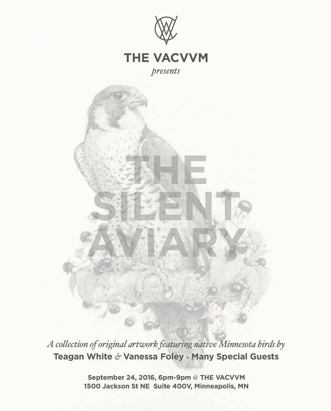'The Silent Aviary' Event at The Vacvvm in Minneapolis, Minnesota 2016
