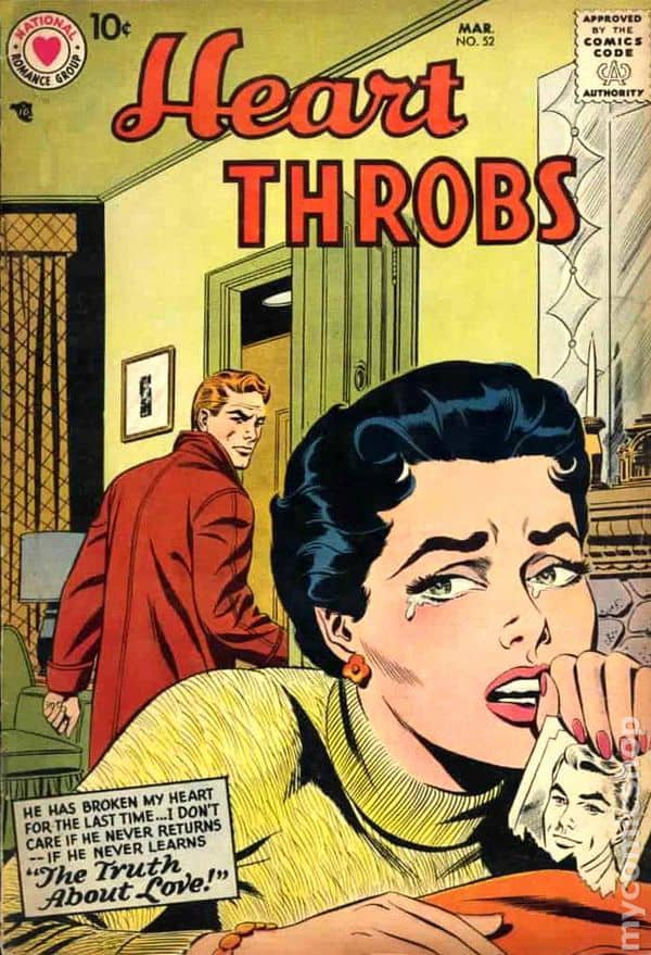 Heart Throbs #52 cover by Sy Barry & Bernard Sachs