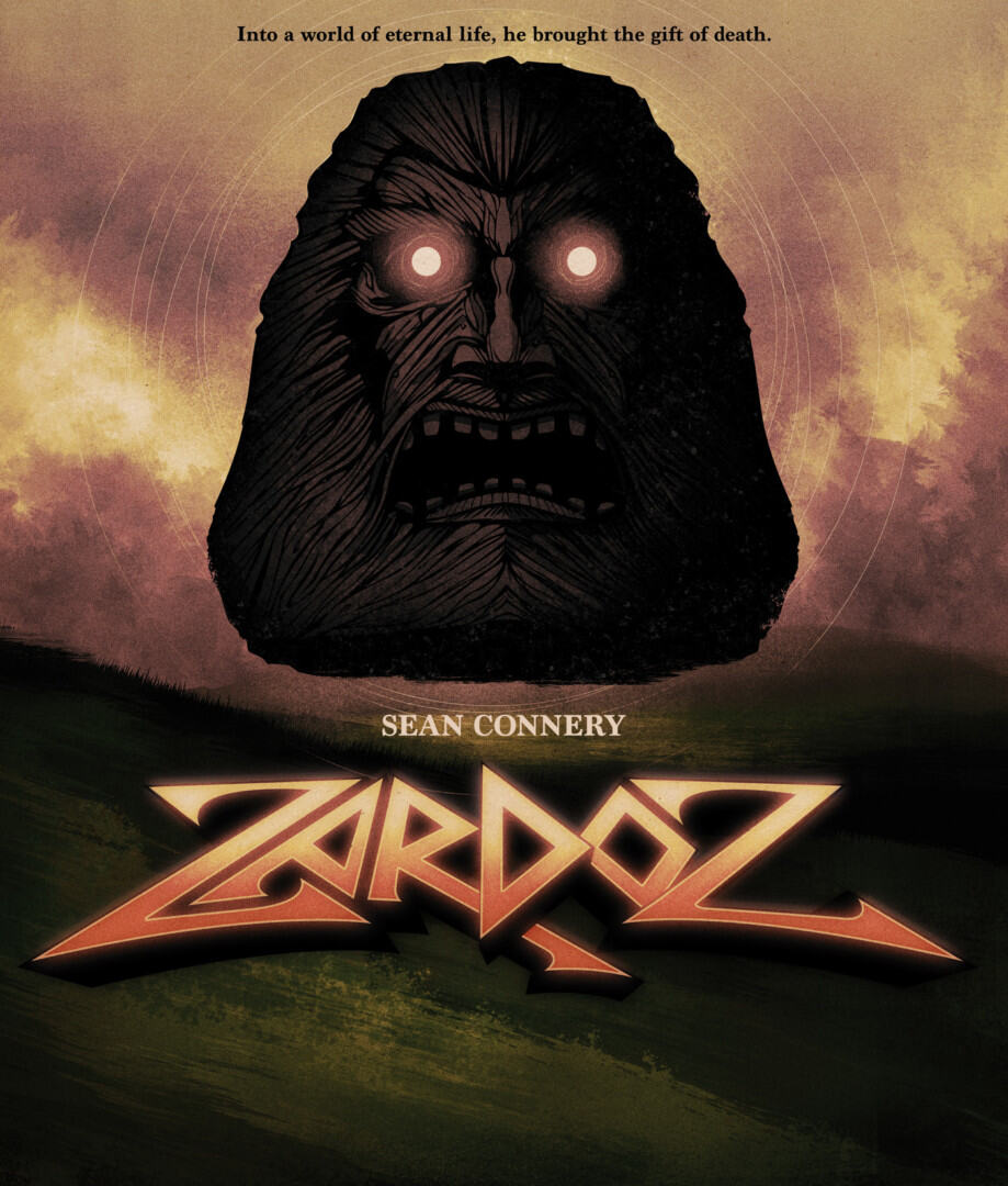 Cover illustration by Matt Griffin for the Arrow Video release of 'Zardoz'