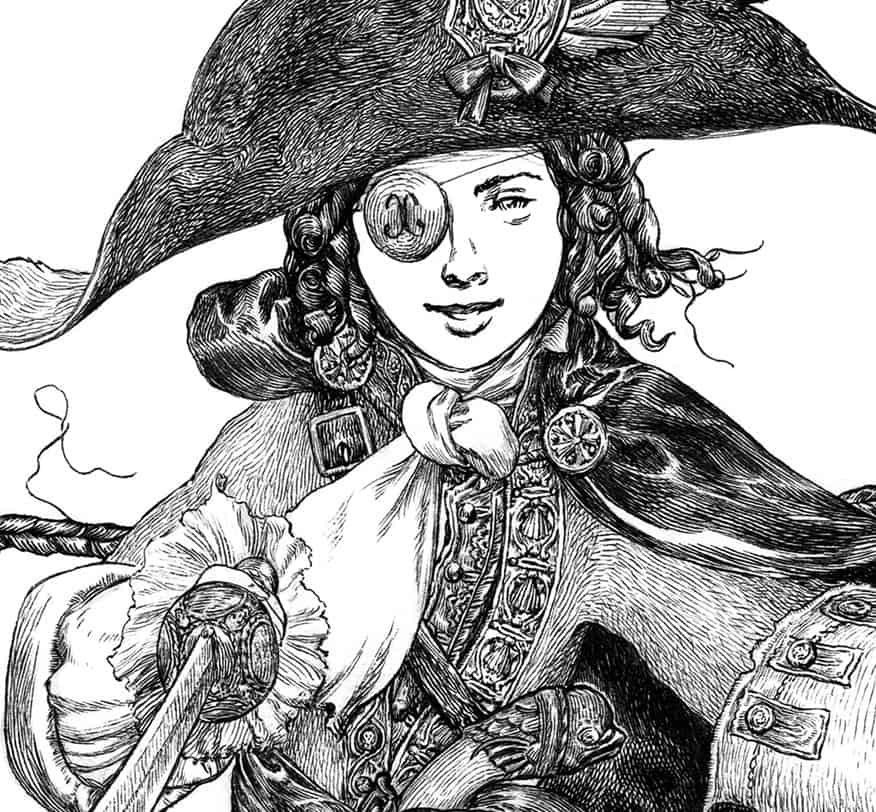 (Detail) from ' Cursed Pirate Girl' by Jeremy Bastian