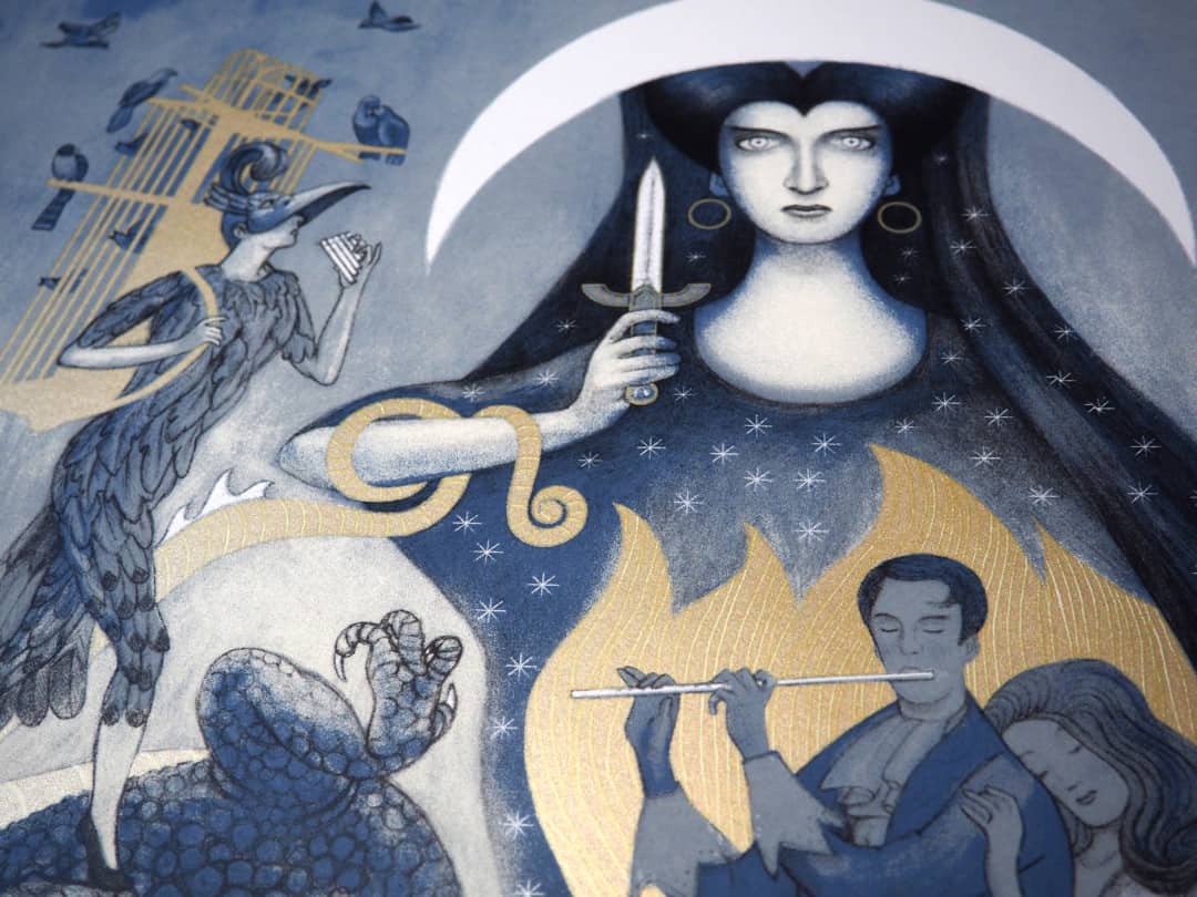 Detail of 'Die Zauberflöte' (The Magic Flute) by Jonathan Burton