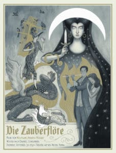 'Die Zauberflöte' (The Magic Flute) by Jonathan Burton for ETDC's Opera Print Series