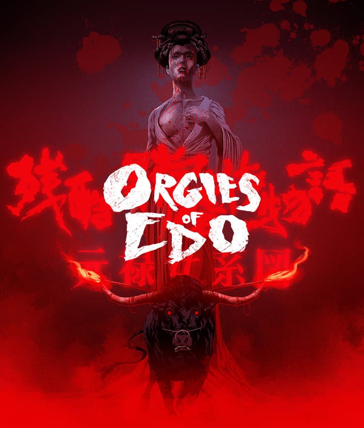 'Orgies of Edo' illustration for Arrow Video by Matt Griffin