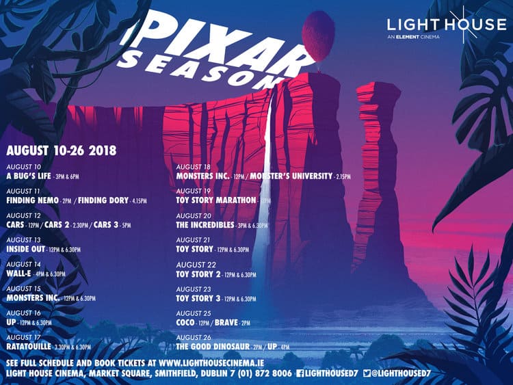 Illustration for Pixar Season for Light House Cinema by Matt Griffin
