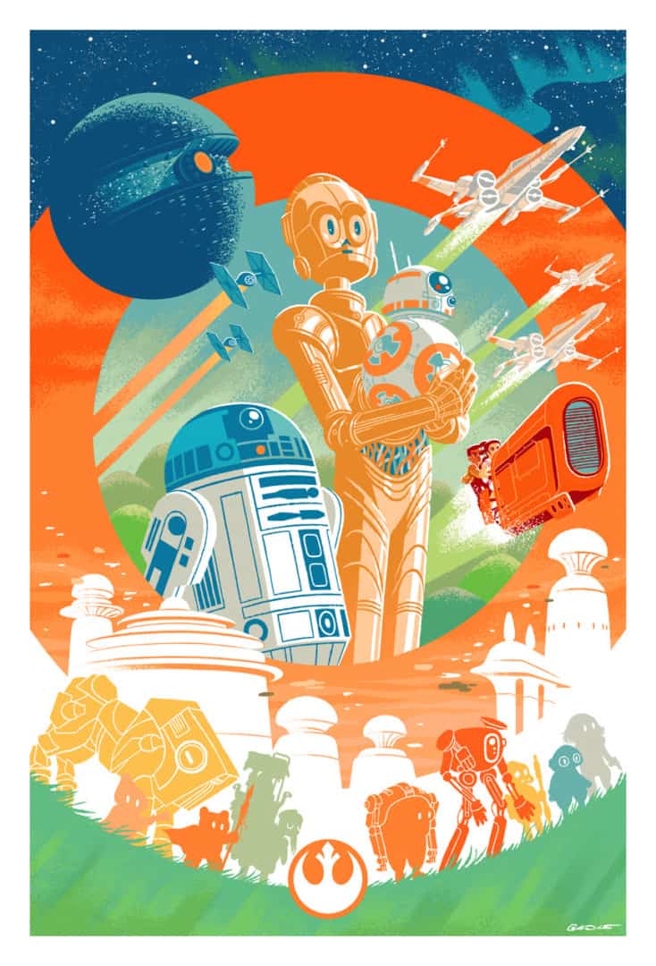 IDW Publishing - Commissioned art for a Star Wars license acquisition pitch by George Caltsoudas