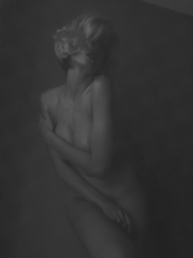'Deep in the Dark' self-portrait by Anna Lisa Wagner