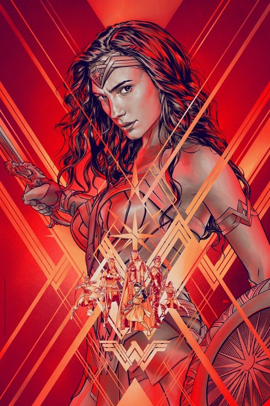 'Wonder Woman' by Martin Ansin for Bottleneck Gallery