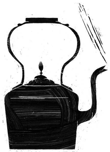 Teapot illustration by Romy Blüemel