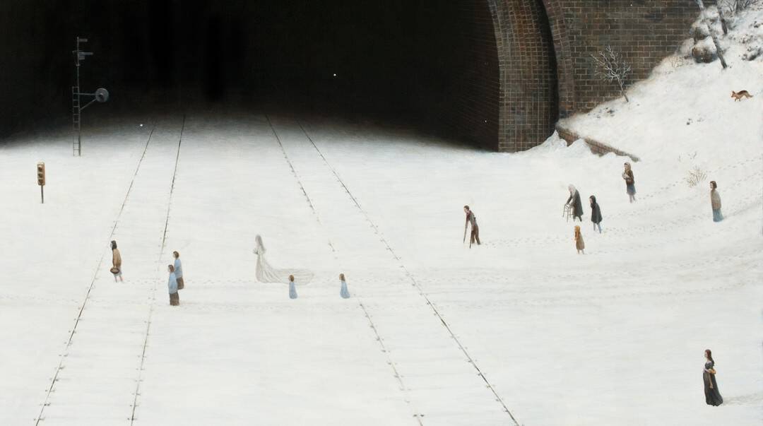 'The Wedding Party' (detail) by Aron Wiesenfeld