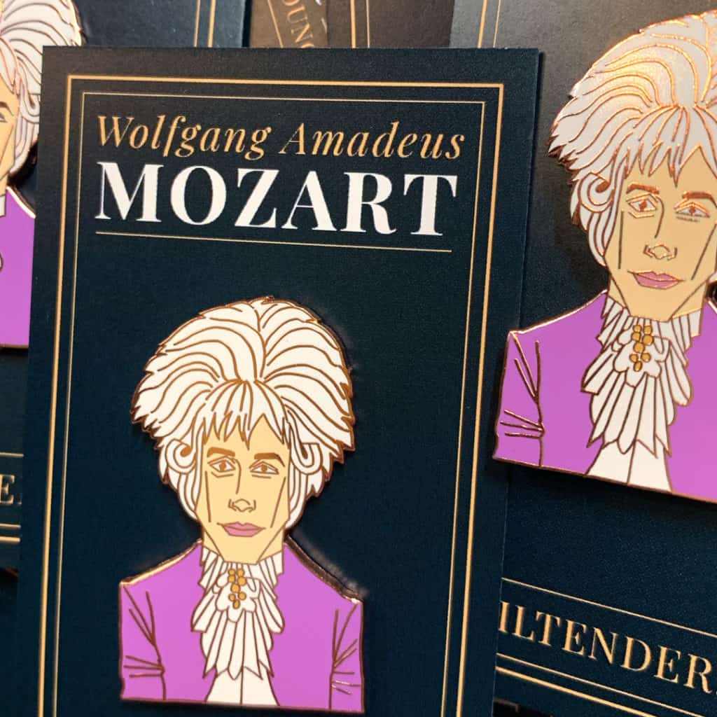Wolfgang Amadeus Mozart pin by Ken Garduno for EVILTENDER