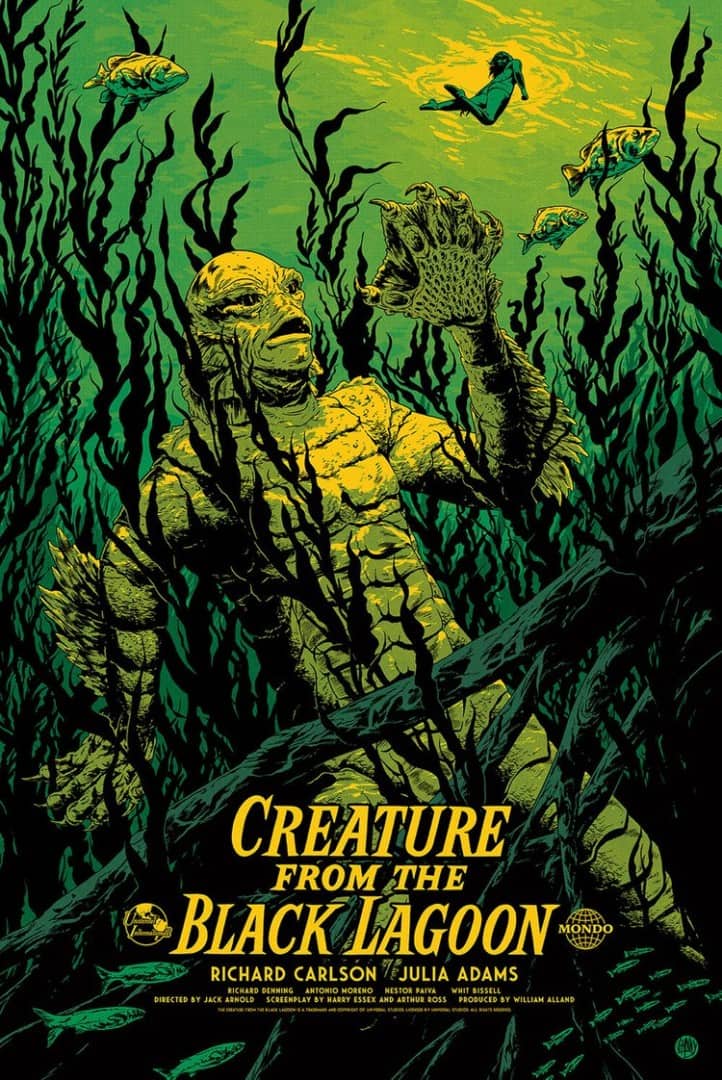 'Creature from the Black Lagoon' by Johnny Dombrowski