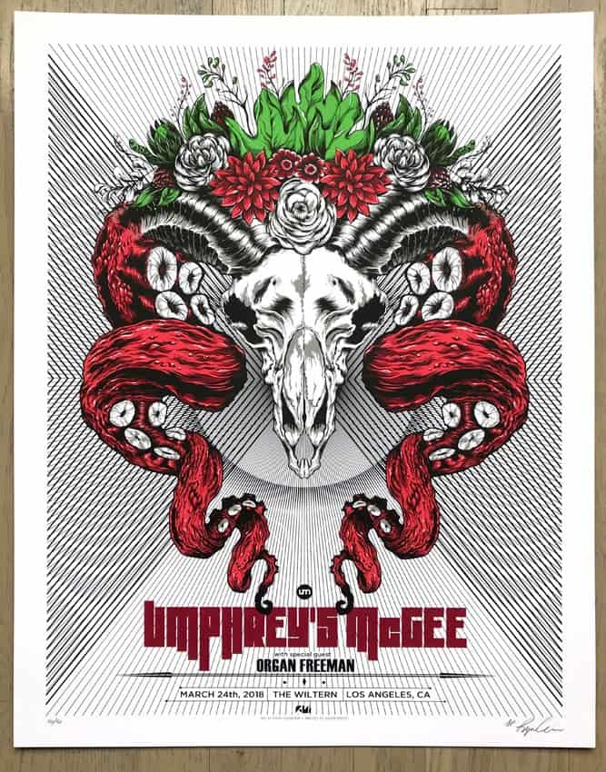 Umphrey's McGee Gig Poster by Ryan Guimond