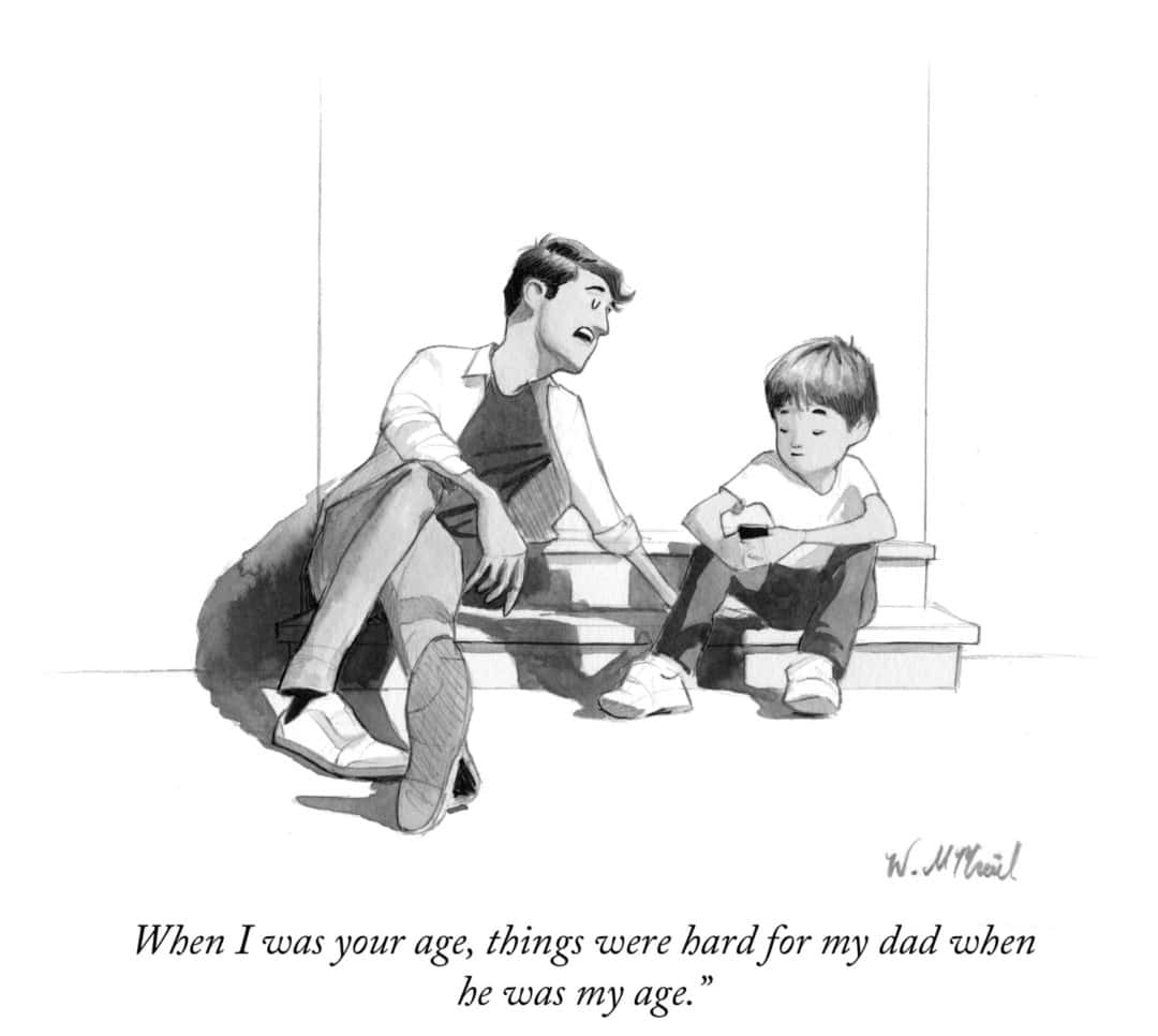'When I Was Your Age...' by Will McPhail for The New Yorker