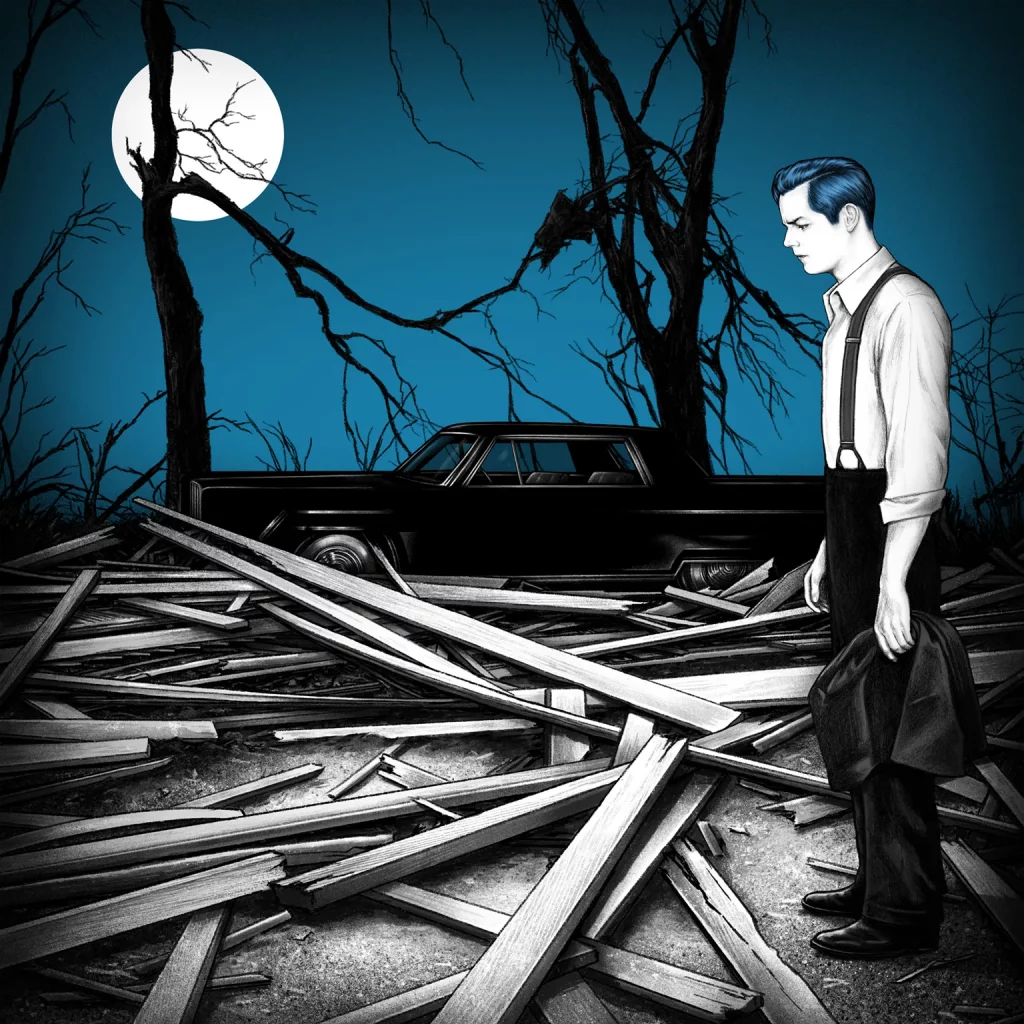 Jack White's 'Fear of the Dawn' cover art by Jen Dionosio